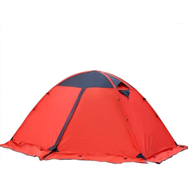 Snap-on キャンプテント 赤 並行輸入品】1-2人用キャンプテント 両開きドア付き ドーム防水