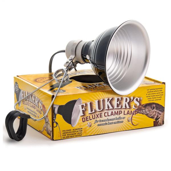 商品名Fluker's 5.5 Repta Clamp Lamp with Switch by Fluker'sFluker's Repta-Clamp Lamp with Switch for Reptiles Black, 5.5-In...