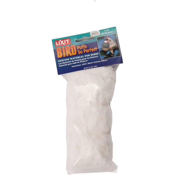 商品名Lixit Bird and Small Animal Nesting Material (1oz)ブランド：Lixit商品サイズ：1oz高さ：5.3 cm横幅：9.9 cm奥行：22.2 cm 商品番号：PSP1色：White素材：