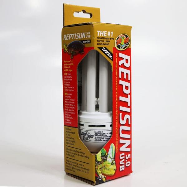 商品名レプティサン5.0UVB 26W コンパクトタイプZoo Med ReptiSun Compact Fluorescent (5.0 UVB)ブランド：Croci商品サイズ：1 Count (Pack of 1)高さ：7.3 cm横幅...