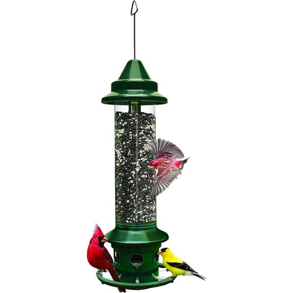 商品名ブロムバードケアBD1024リスバスタープラスSquirrel Buster Plus Squirrel-proof Bird Feeder w/Cardinal Ring and 6 Feeding Ports, 5.1-pound...