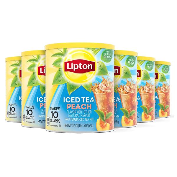Lipton（リプトン） 【並行輸入品】 Lipton Iced Tea Mix Peach Makes