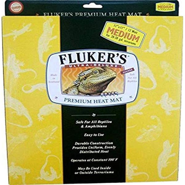 商品名Fluker's Heat Mat for Reptiles and Small Animals, Medium, (11X11 in, 12 watt) by Fluker'sFluker's Premium Heat Mat fo...