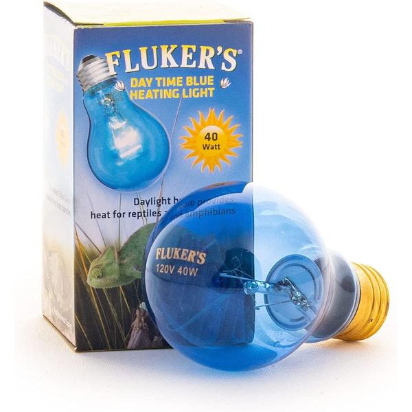 商品名Fluker Labs SFK22401 Reptile Incandescent Daylight Bulb for Pet Habitat, 40-watt, Blue by Fluker LabsFluker's Reptile...
