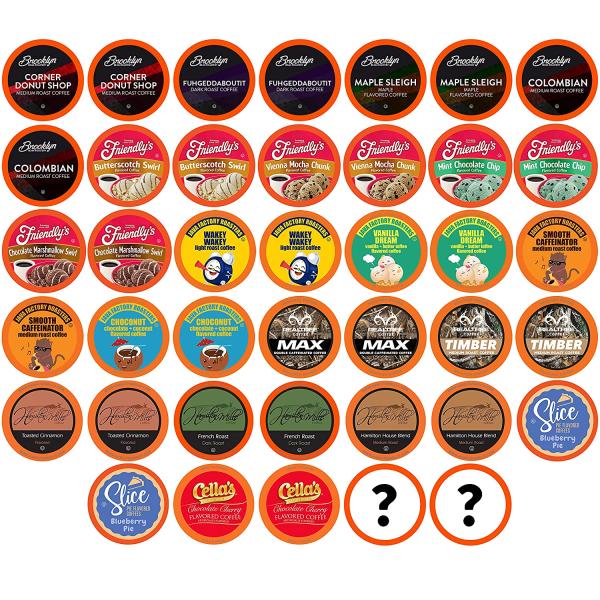 【並行輸入品】 Two Rivers Coffee Mega Coffee Lovers Pods Compatible with K Cup Br