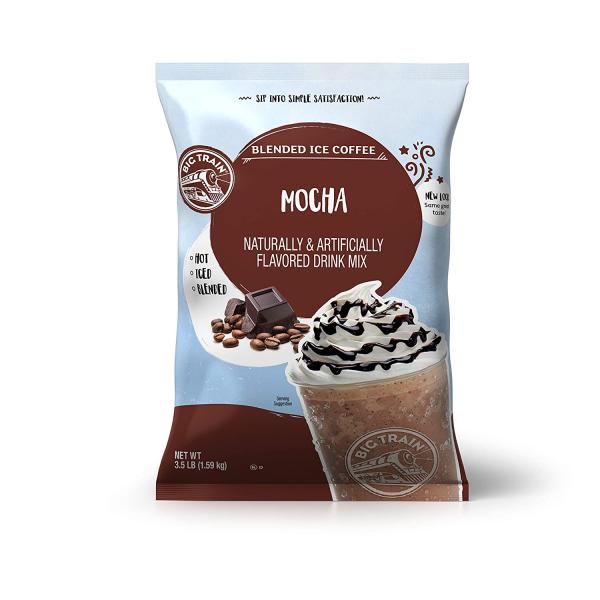 【並行輸入品】 Big Train Blended Ice Coffee Mocha 3.5 Pound