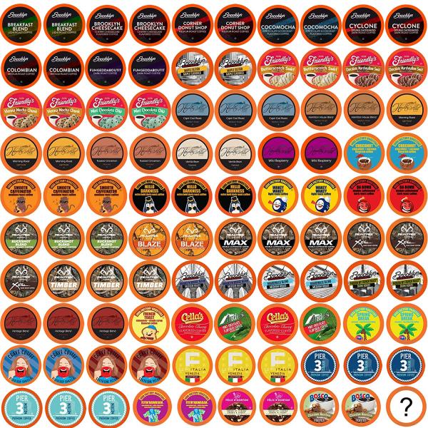 【並行輸入品】 Two Rivers Coffee Mega Coffee Lovers Pods Compatible with K Cup Br