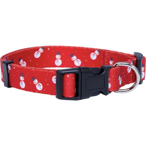 【並行輸入品】 Native Pup Christmas Dog Collar (Small Snowmen)