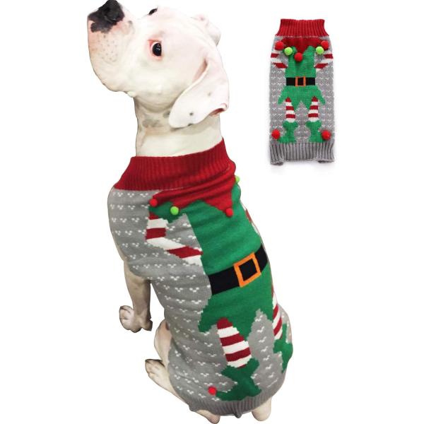 商品名BOBIBI Ugly Christmas Dog Sweaters Pet Dog Winter Knitwear Warm Clothesブランド：BOBIBI商品サイズ：Large高さ：4.7 cm横幅：20.8 cm奥行：31...