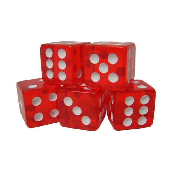 透明感抜群の16mmゲーム用サイコロセット
