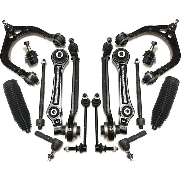 【並行輸入品】 PartsW 16ピースコンプリートサスペンションキット クライスラー300、ダッジチャージャー、チャレンジャー&amp;マグナム用 全