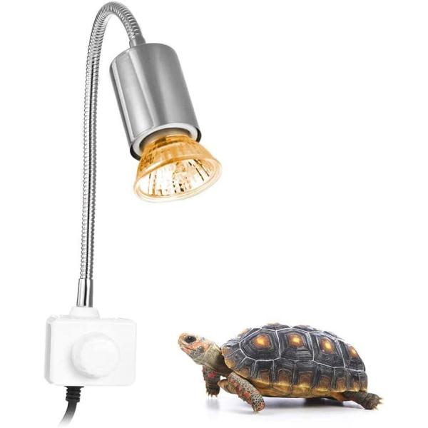 商品名Dec-deal-1 25W- 360 Degree Rotatable Heating Lamp, Adjustable Habitat Basking Heating Lamp, Heating Lamps and Holder ...
