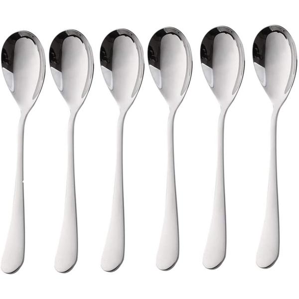 【並行輸入品】 Demitasse Espresso Spoons Mini 18/10 Stainless Steel Bistro Spoon