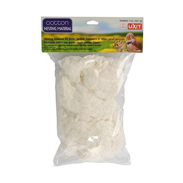 商品名Lixit Bird and Small Animal Nesting Material (2oz)ブランド：Lixit商品サイズ：2oz高さ：6.8 cm横幅：16.5 cm奥行：21.3 cm 商品番号：611色：White素材：...