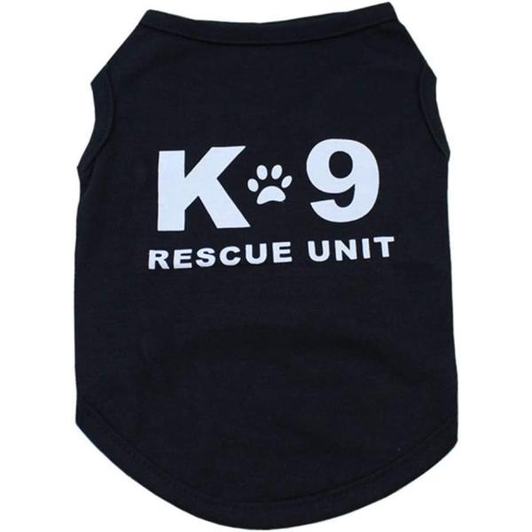 商品名Alroman Dogs K9 Shirts Black Vest Canine Clothing for Dogs Cats Tee S Dog Vacation Shirt Male Dog Clothing Puppy Summ...