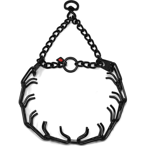 【並行輸入品】 Herm Sprenger Black Stainless Steel Prong Dog Training Collar with