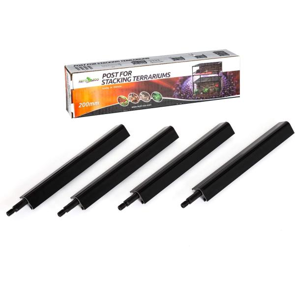 商品名REPTI ZOO 爬虫類テラリウムスタッカーポスト RK ノックダウンガラステラリウム専用REPTI ZOO Reptile Terrarium Stackers Post Only for RK Knock-Down Glass ...
