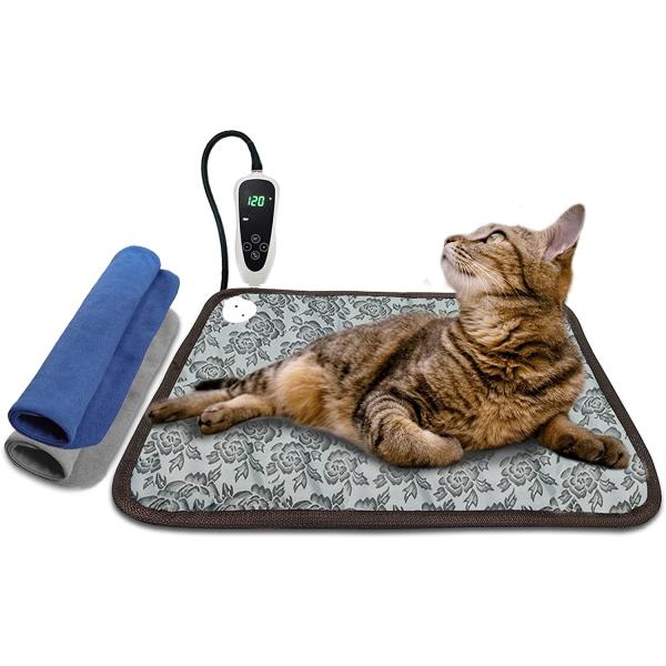 商品名HYDGOOHO Pet Heating Pad, 18x18 in,Cat Heating pad Waterproof, with Smart Thermostat Switch, Adjustable Dog Heating p...