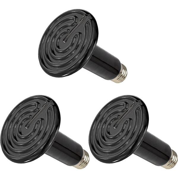 商品名BOEESPAT 150W 3 Pack Ceramic Heat Emitter Bulb, Reptile Heat Lamp Brooder Coop Pet No Light No Harm for Pets Amphibia...