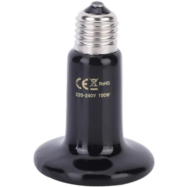 商品名Fdit E27 Ceramic Heating Lamp Infrared Reptile Heat Lamp Bulb for Terrarium Aquarium Amphibian Snake Chickens Brooder...