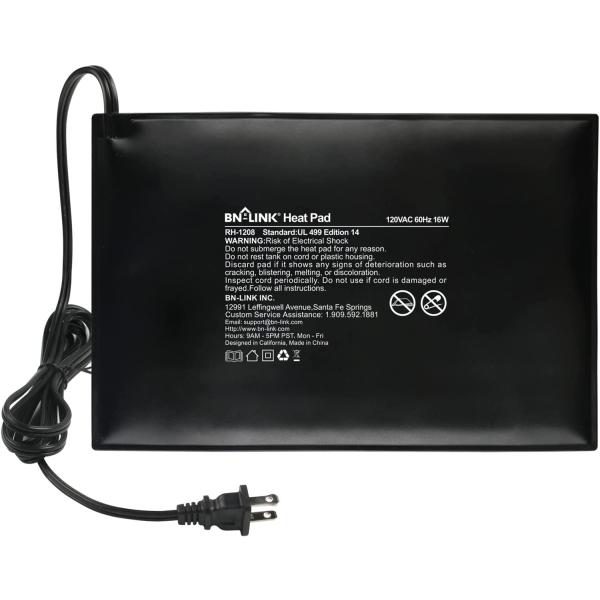 商品名BN-LINK Reptile Heating Pad Electric Indoor Under Tank Terrarium Heating Mat Waterproof for Turtles, Lizards, Frogs, ...