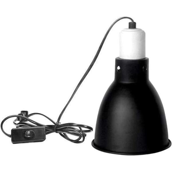 商品名Hamiledyi Reptile Light Fixture 5.5 Inch Deep Dome Lamp Cap Lamp Fixture Optical Reflection Cover for Reptile Glass T...