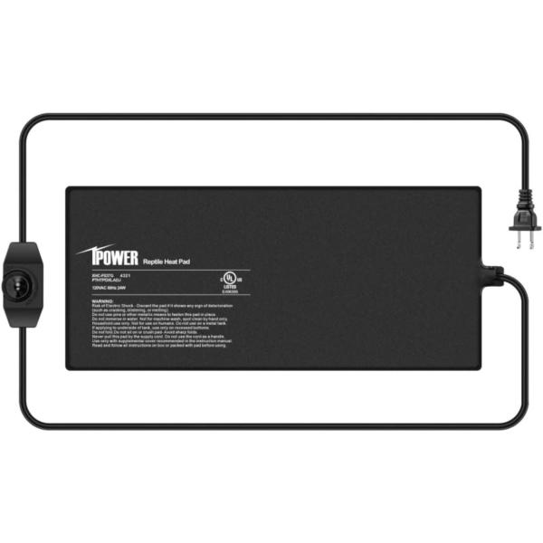 商品名iPower 8 by 18-Inch 24 Watts Reptile Heating Mat with Temperature Controller Under Tank Warmer Terrarium Heat Pad for...