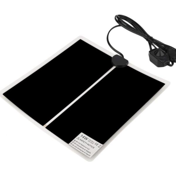 商品名Reptile Heating Pad with Temperature Adjustment, 110V 14W Heat Mat for Reptiles Tortoise Snakes Lizard Gecko Hermit C...