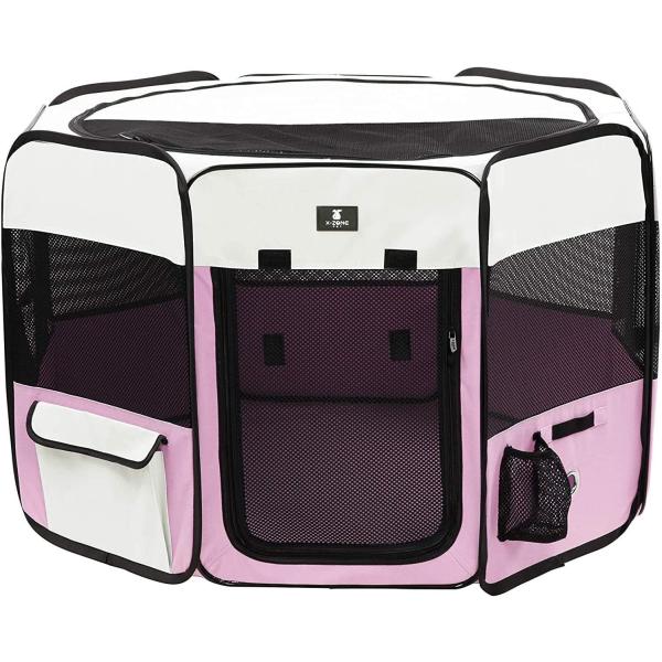 【並行輸入品】 X-ZONE PET Portable Foldable Pet Dog Cat Playpen Crates Kennel/Prem
