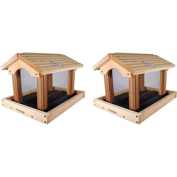 商品名Woodlink PRO4 プレミアシダーバードフィーダー (2個パック)Woodlink PRO4 Premier Cedar Bird Feeder (Pack of 2)ブランド：Woodlink商品サイズ：商品番号：色：Red...