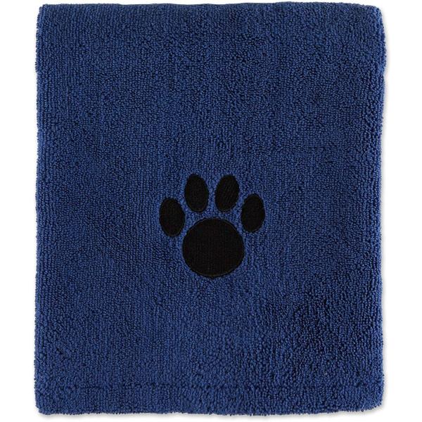 <b>商品名</b>Bone Dry Pet Grooming Towel Collection Absorbent Microfiber X-Large, 41x23.5"", Embroidered Navyブラ...