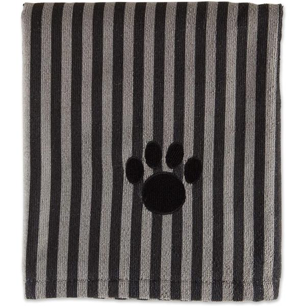 <b>商品名</b>Bone Dry Pet Grooming Towel Collection Absorbent Microfiber X-Large, 41x23.5"", Striped Blackブランド：...