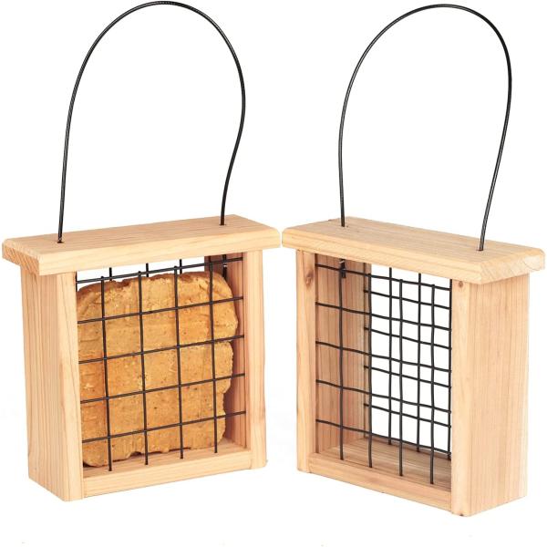 商品名シーダーアルファ バリュー 2個 スイートバード フィーダー ハンギング スイート ケーキ バード フィーダーCEDAR ALPHA 2 Pk Cedar Suet Cake Bird Feeder, Hanging Suet Fee...