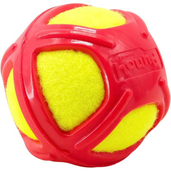 【並行輸入品】 Outward Hound Tennis Max Ball Red Dog Toy
