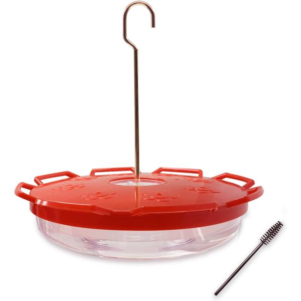 商品名BIRD WISH Hummingbirds Feeder, Leak Proof Hanging with 8 Bird Feeder Ports and Convenient Perch Ring Bird Feeder for ...