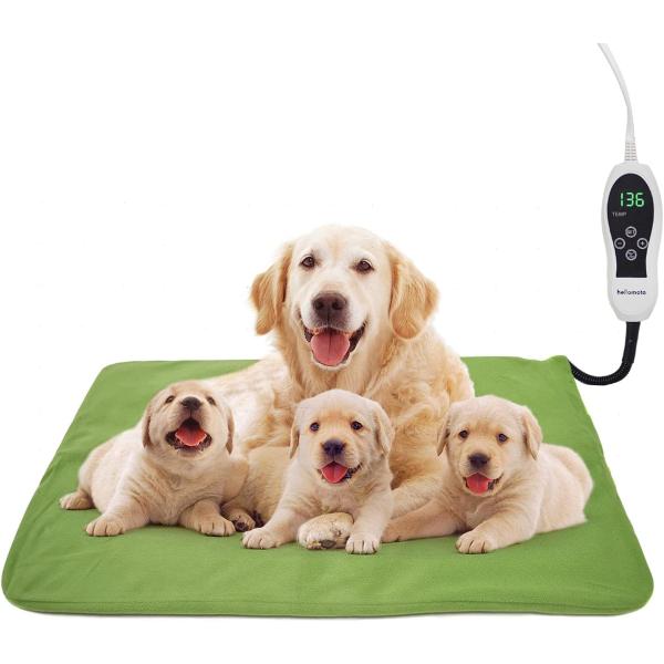 商品名HELLOMOTO Large Pet Heating Pad for Large Cats/Dogs, Indoor Pet Heating Pad, Electric Pet Warmer with 8 Heating Setti...