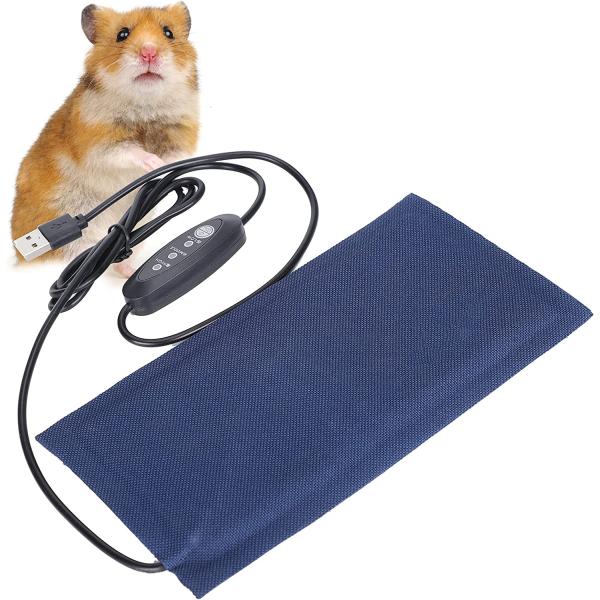 商品名Small Reptile Heating Pad,6x3 inch USB Reptile Heat Pad with 3 Level Adjustable Function USB Heating Pad Pet Dog Heat...