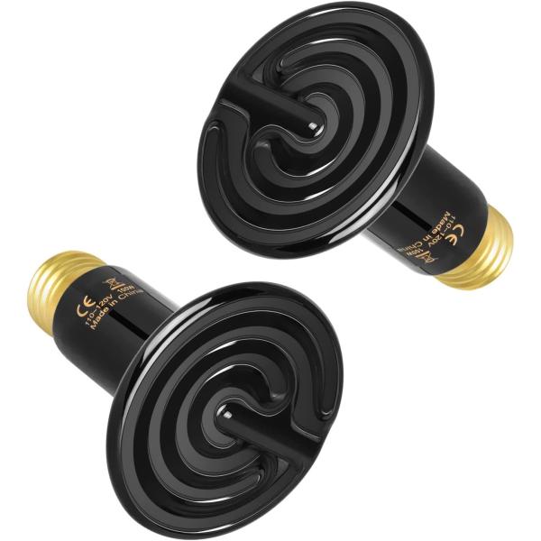 商品名Simple Deluxe 100W Reptile Ceramic Heat Lamp Bulb Warm Emitter Brooder Coop Heater for Amphibian Pet &amp; Incubating...