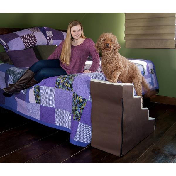 2022年のクリスマス Pet Gear Easy Step IV Stairs for Cats Dogs Removable Washable  Carpet Treads Pets Up to 150lbs No Tools Required 並行輸入品