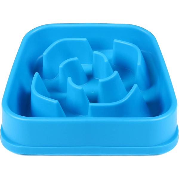 【並行輸入品】 Dexas Seek and Snack スローフィーダー迷路 滑り止め足付き 容量6カップ ブルー (PW3062194)　