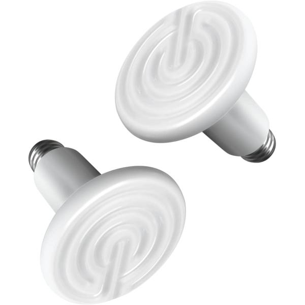 商品名Simple Deluxe Ceramic Heat Emitter 150W 2-Pack Reptile Heat Lamp Bulb No Light Emitting Brooder Coop Heater for Amphi...