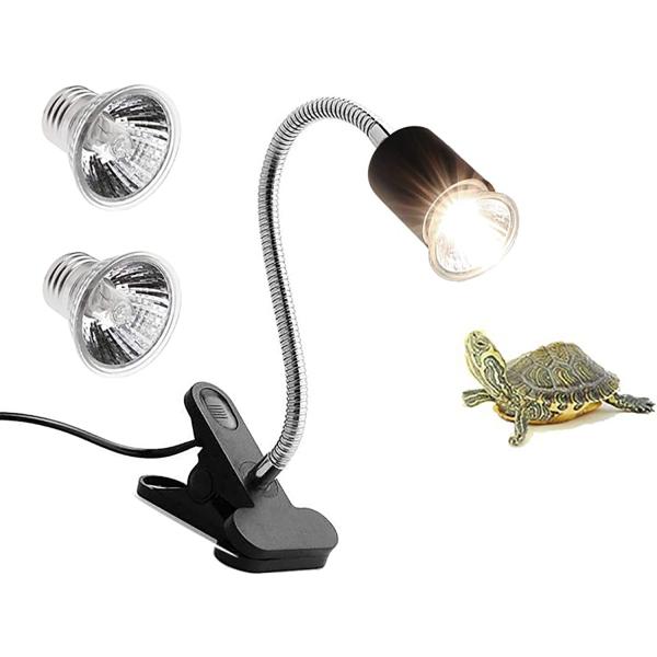 商品名Yecherate (2bulbs Included) Reptile Heat Lamp Reptile Light with Holder&amp;Switch, UVA UVB Reptile Lamp Adjustable w...