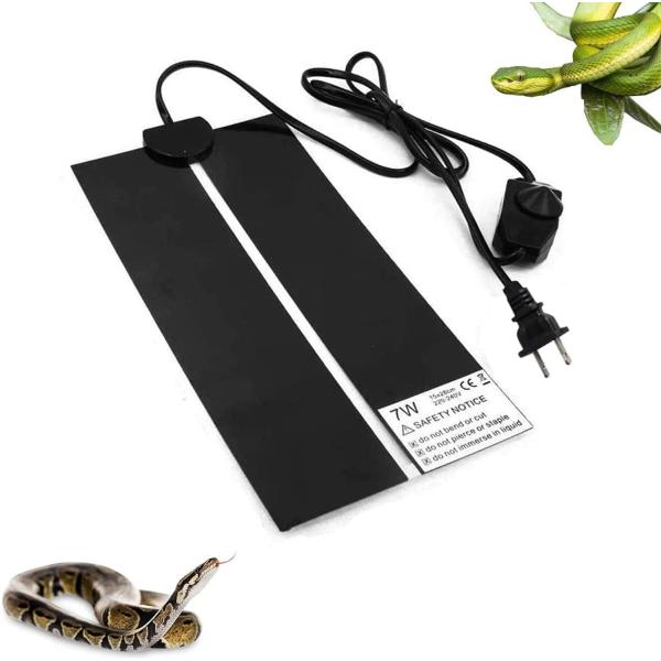 商品名XIEHUZA Reptile Heating Mat with Temperature Adjustment, Waterproof Reptile Heat Pad Under Tank Terrarium Heater for ...