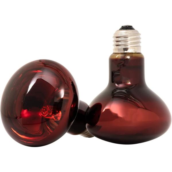 商品名Protover Infrared Reptile Heat Lamp Bulb, 75 Watt Basking Spot Light, Red Heat Lamp Bulb for Reptiles and Amphibian C...