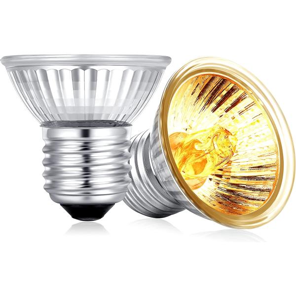 商品名Fischuel Reptile UV Bulb, 2-Packs Reptile 50W UVB Bulbs, Habitat Basking Heat Bulb, UVB Light Bulb, Reptile Heat Lamp...