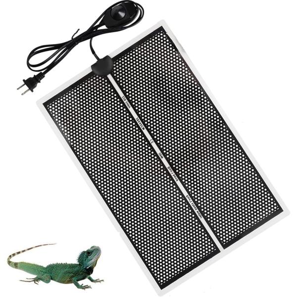 商品名KABASI Reptile Heating Pad with Temperature Adjustment, 7W/ 14W/ 20W Waterproof Reptile Heat Mat Under Tank Pad for R...