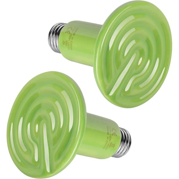 商品名Simple Deluxe Reptile Heat Lamp 150W 2-Pack Ceramic Heat Emitter Heating Bulb No Light, Brooder Coop Heater for Terra...