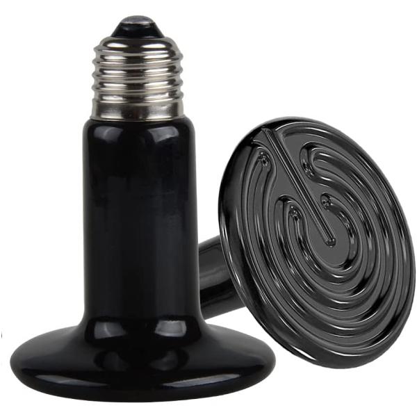 商品名STTQYB Ceramic Heat Emitter, Ceramic Heat Lamp Bulb, Infrared Reptile Heat Emitter Heater Lamp Bulb for Turtle Snake ...
