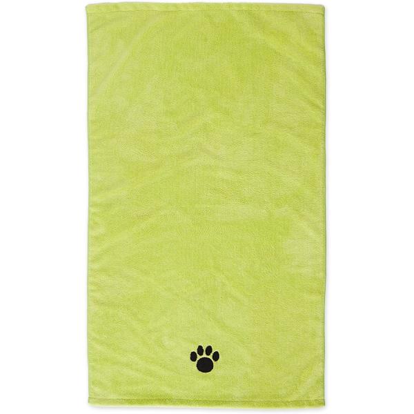 <b>商品名</b>Bone Dry Pet Grooming Towel Collection Absorbent Microfiber X-Large, 41x23.5, Embroidered Lettuce ...