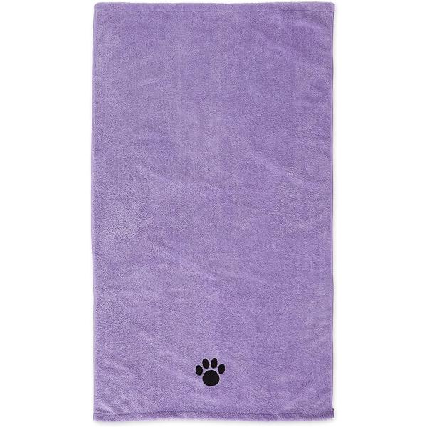 <b>商品名</b>Bone Dry Pet Grooming Towel Collection Absorbent Microfiber X-Large, 41x23.5, Embroidered Lavender...
